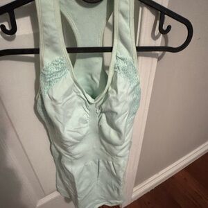 Lululemon Athletica Light Green Tank Top